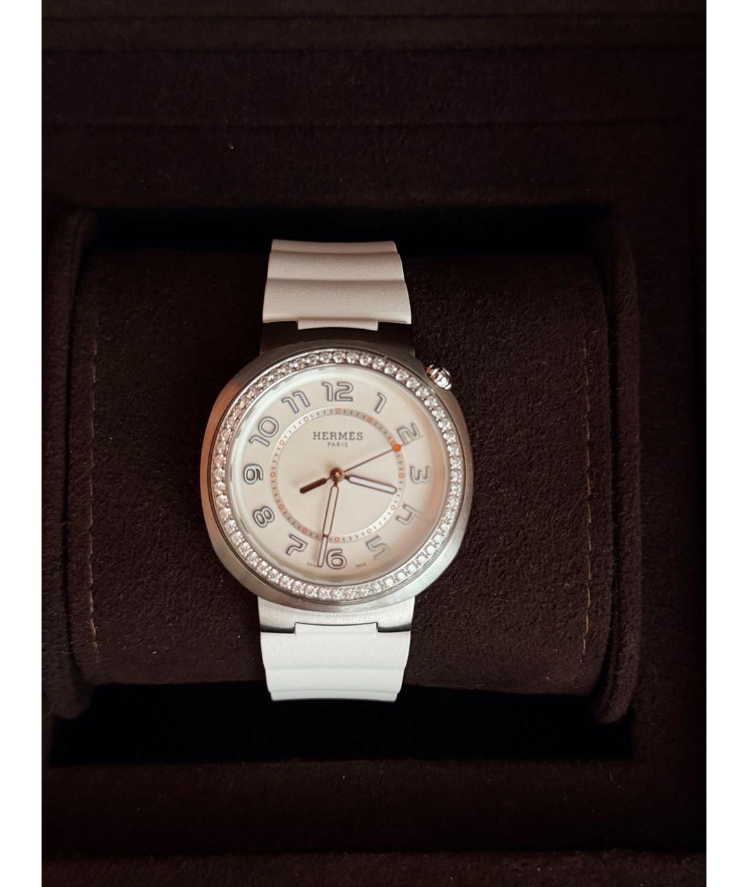 HERMES Серебряные металлические часы, фото 3