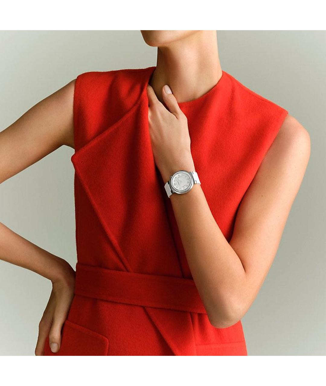 HERMES Серебряные металлические часы, фото 6