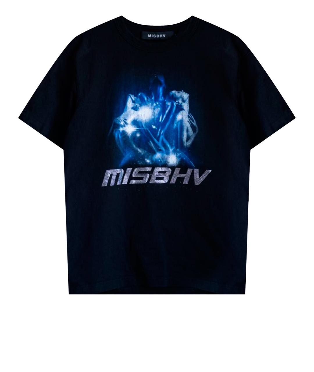 MISBHV Черная хлопковая футболка, фото 1