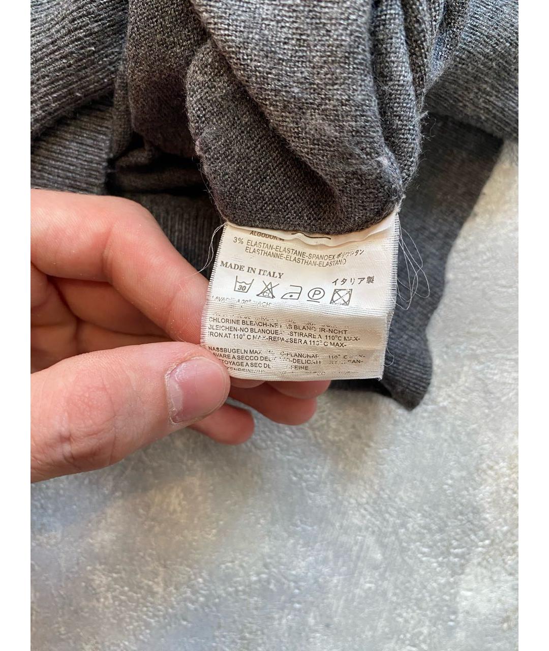 VIVIENNE WESTWOOD Серый кашемировый джемпер / свитер, фото 4