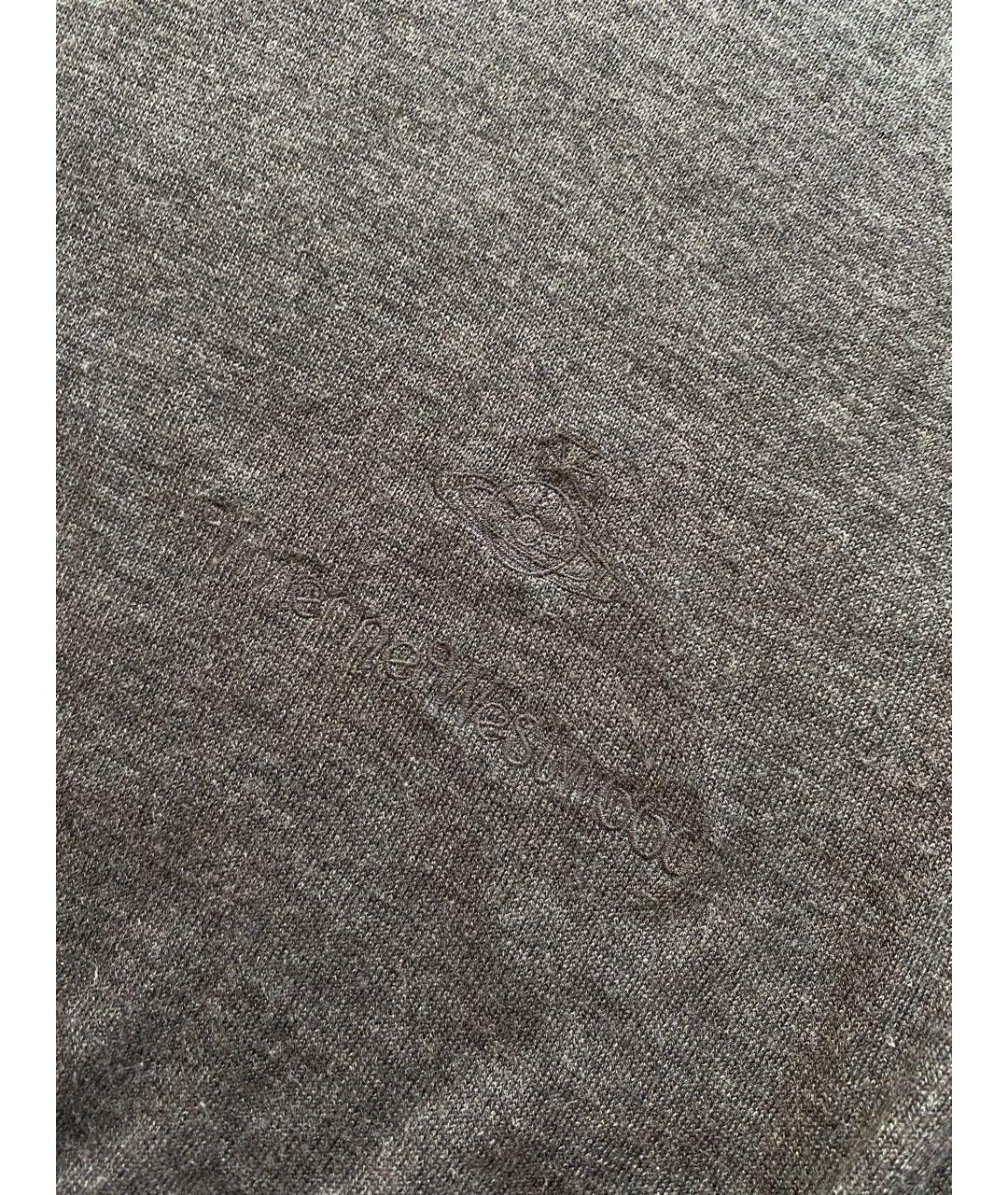 VIVIENNE WESTWOOD Серый кашемировый джемпер / свитер, фото 2