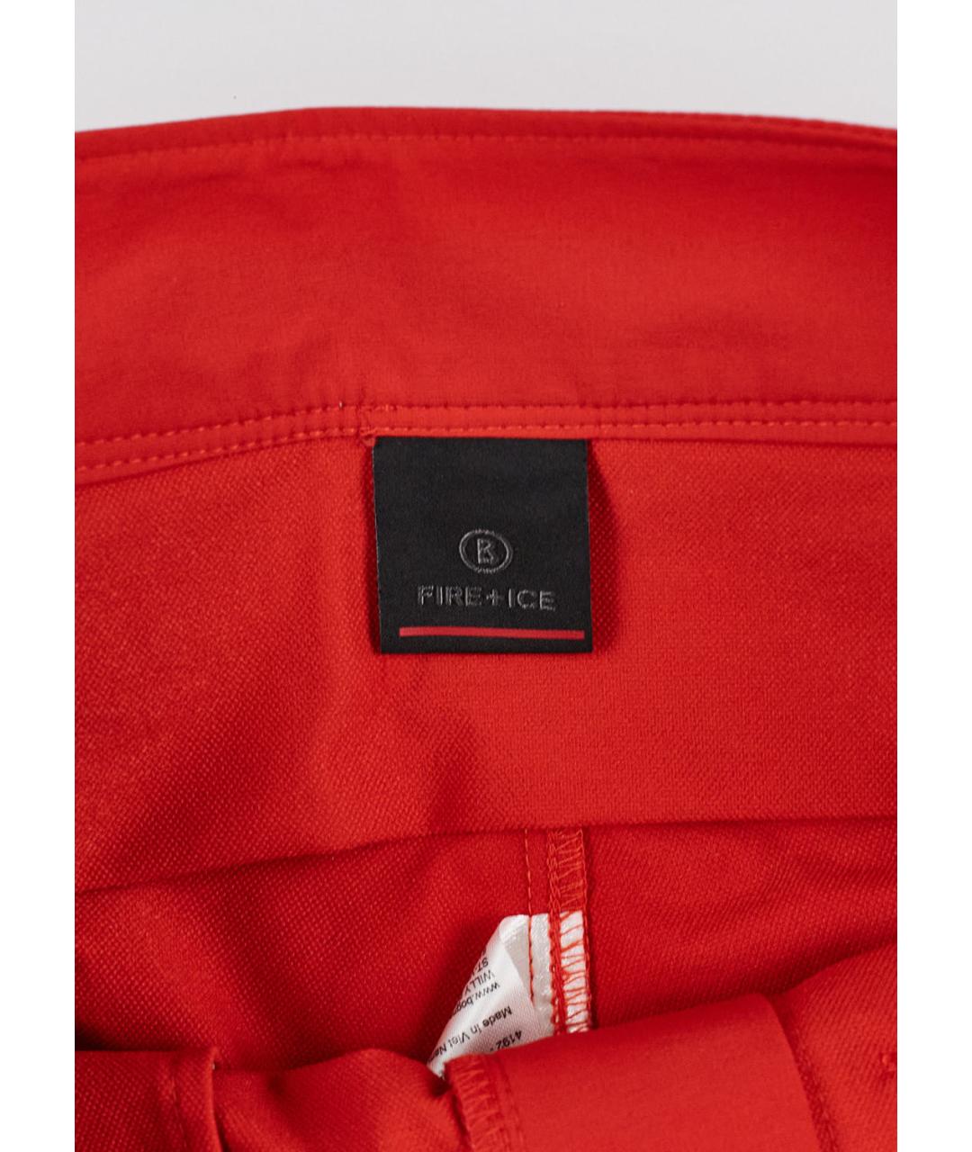 BOGNER Красные полиамидовые шорты, фото 3