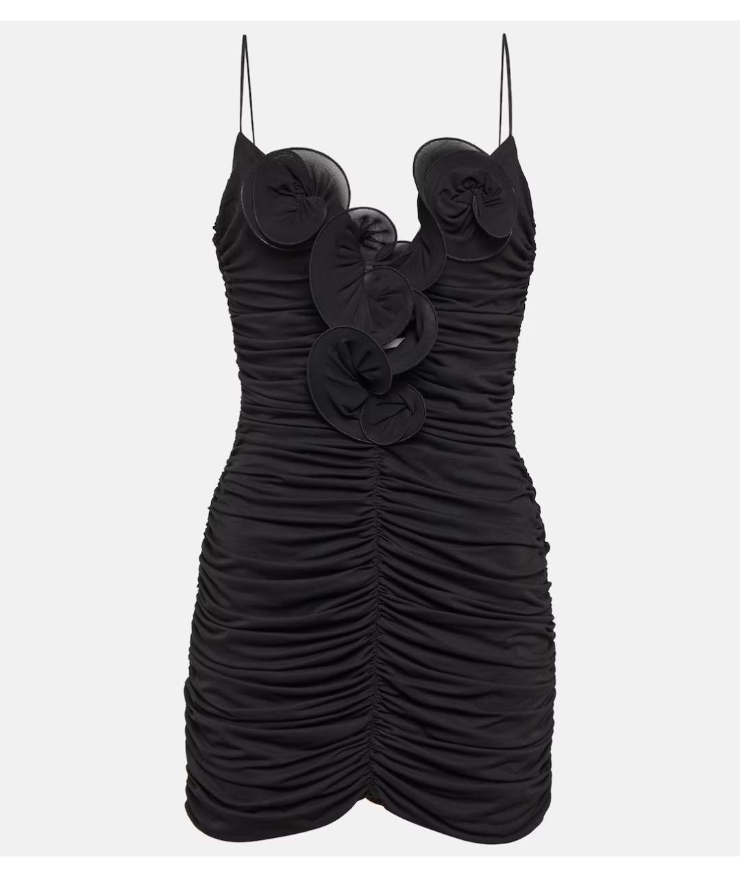 MAGDA BUTRYM Черное вискозное вечернее платье, фото 5