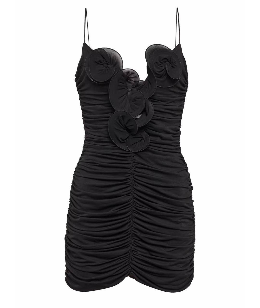 MAGDA BUTRYM Черное вискозное вечернее платье, фото 1