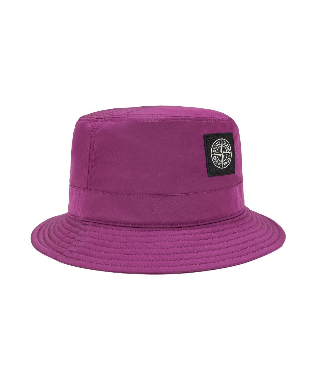 STONE ISLAND Фиолетовая синтетическая шляпа, фото 1
