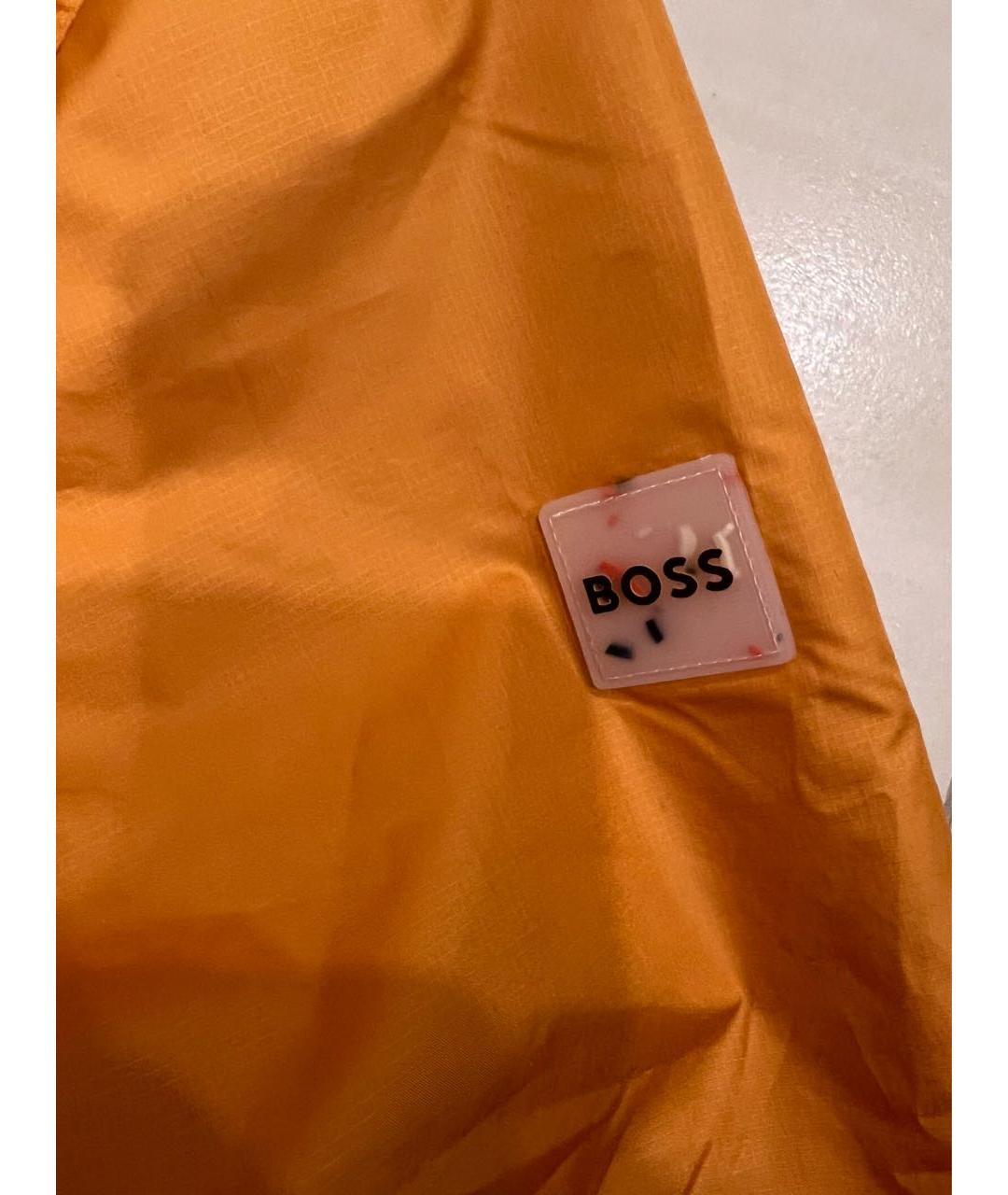 HUGO BOSS Оранжевая полиэстеровая куртка, фото 4
