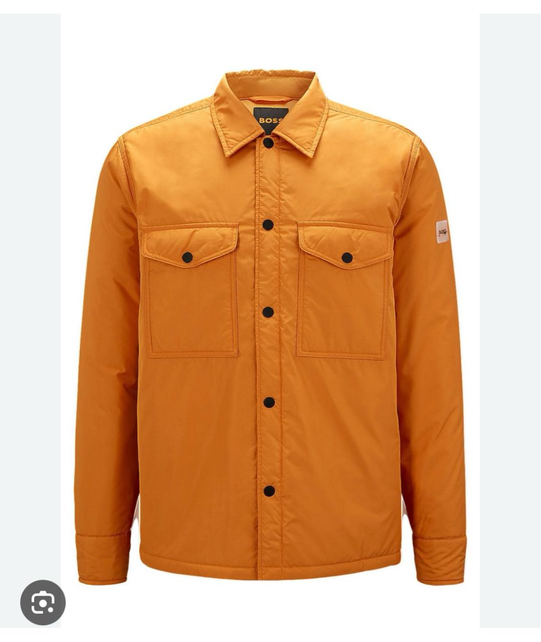 HUGO BOSS Оранжевая полиэстеровая куртка, фото 9