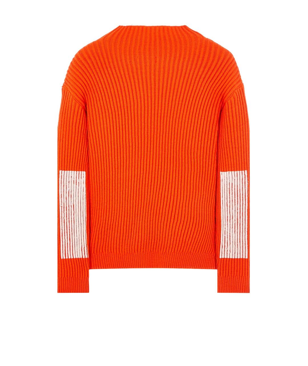 STONE ISLAND Оранжевый шерстяной джемпер / свитер, фото 2