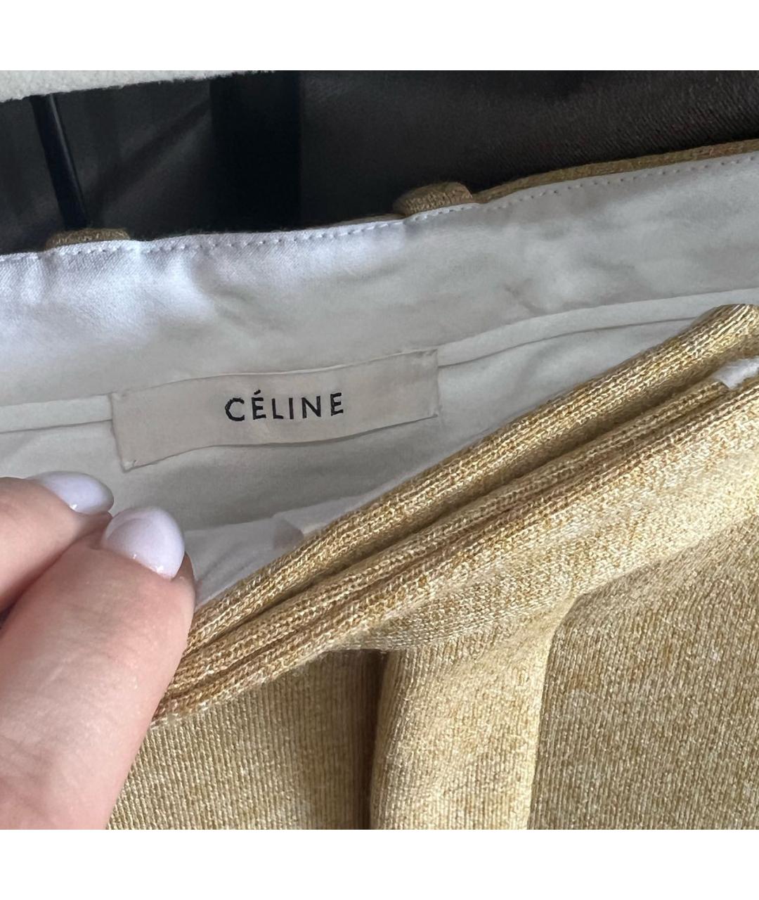 CELINE PRE-OWNED Шерстяные брюки широкие, фото 6