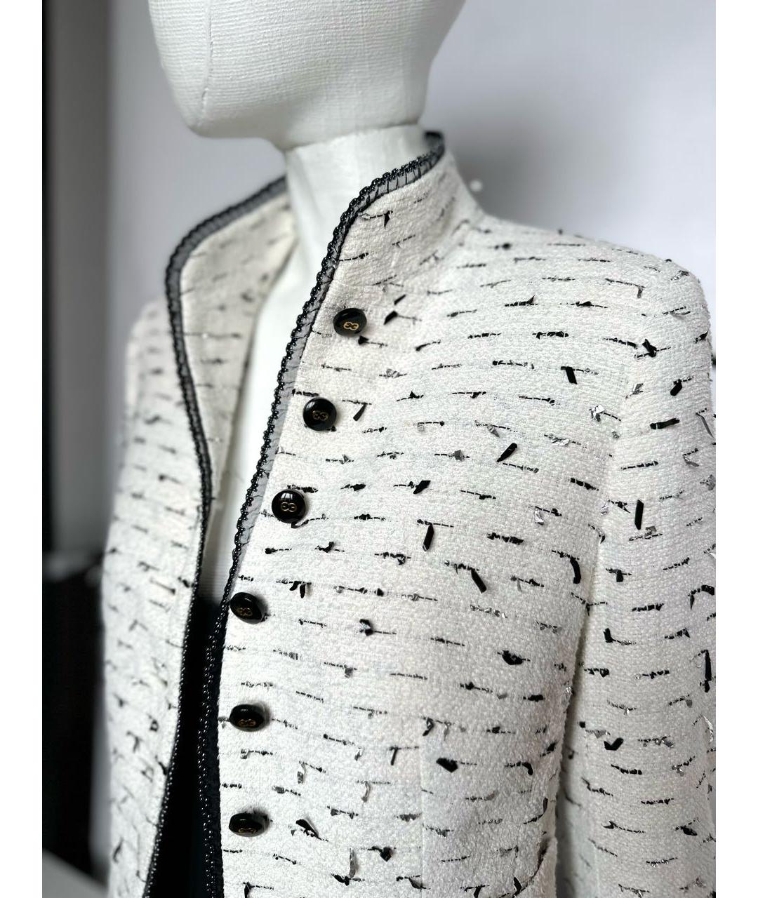 ESCADA Белый хлопковый жакет/пиджак, фото 3