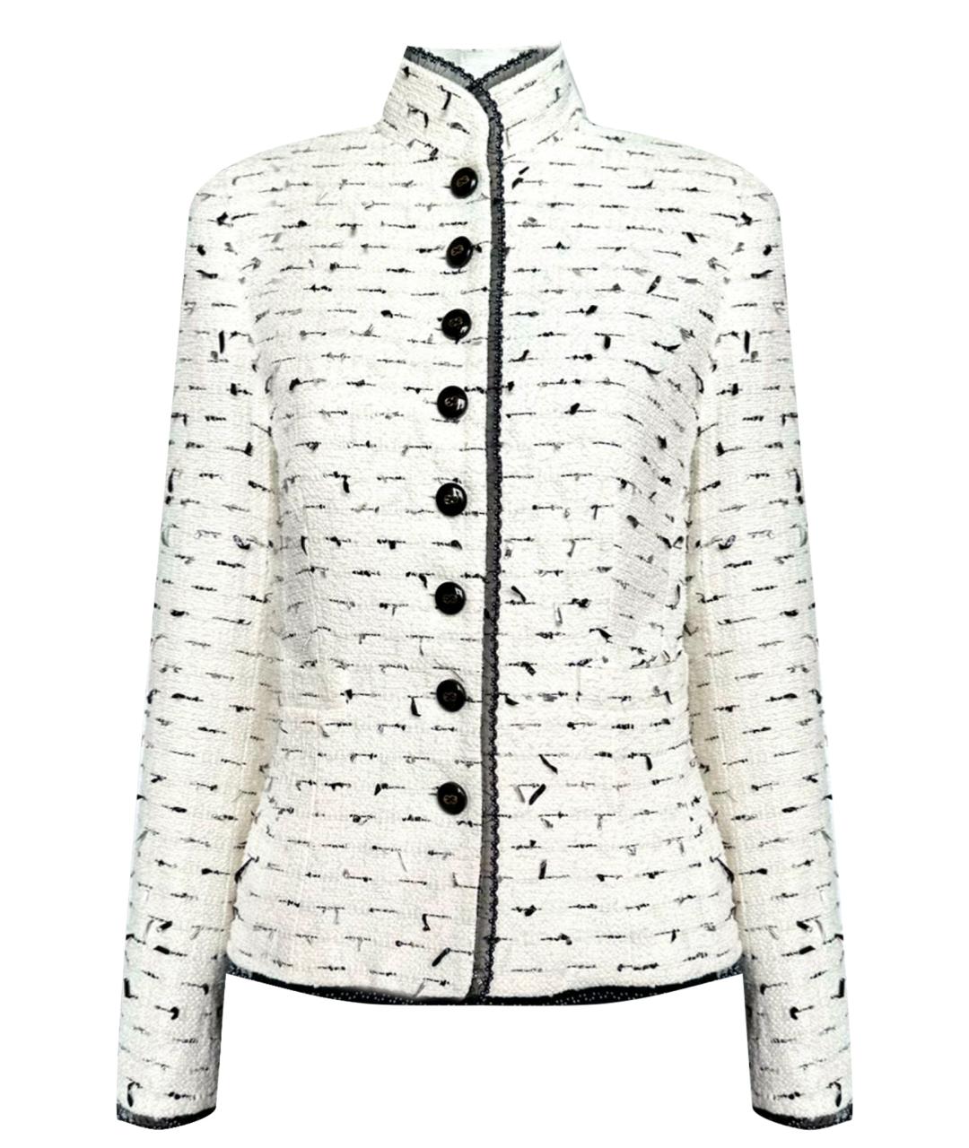 ESCADA Белый хлопковый жакет/пиджак, фото 1