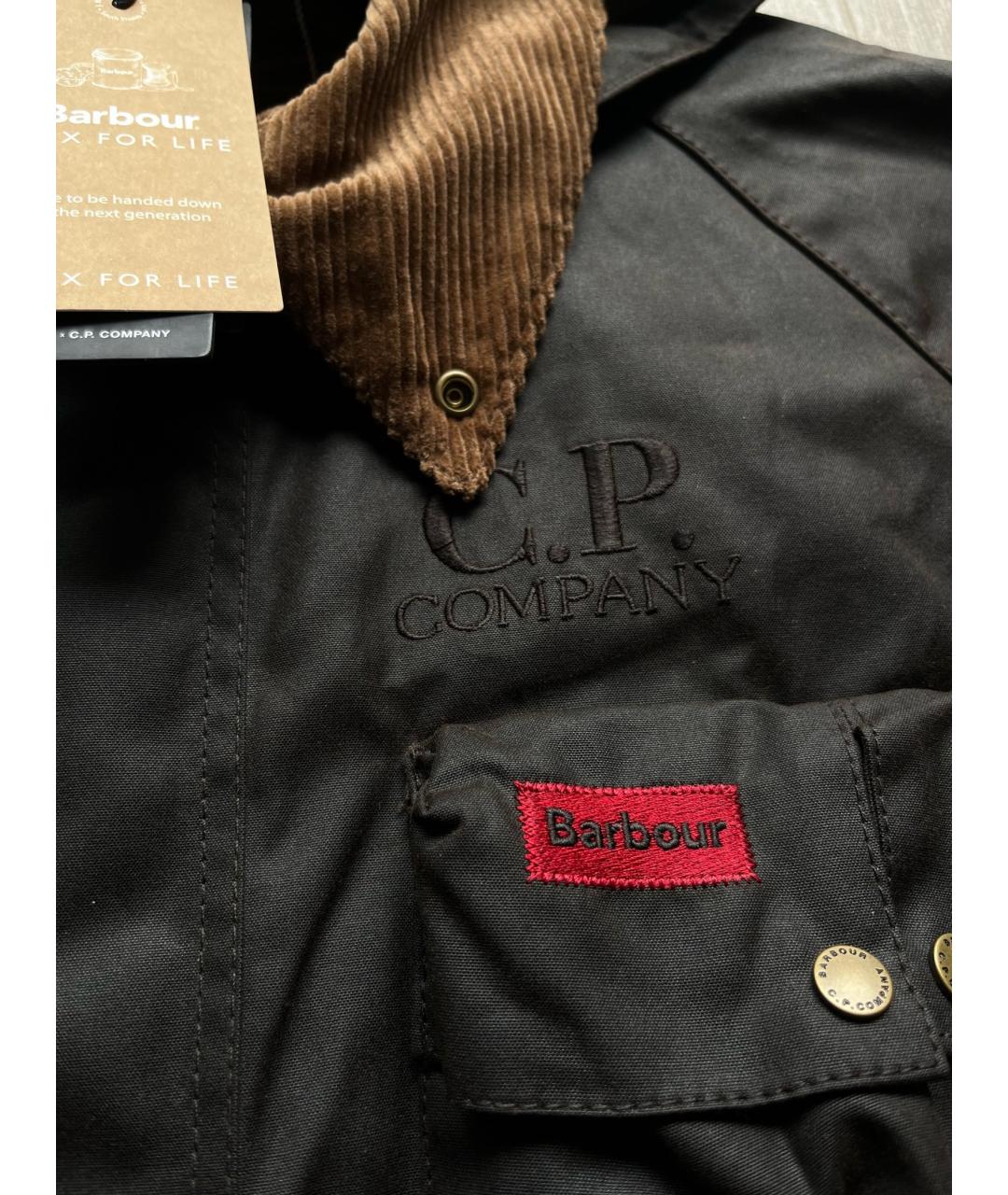 CP COMPANY Коричневая хлопковая куртка, фото 4