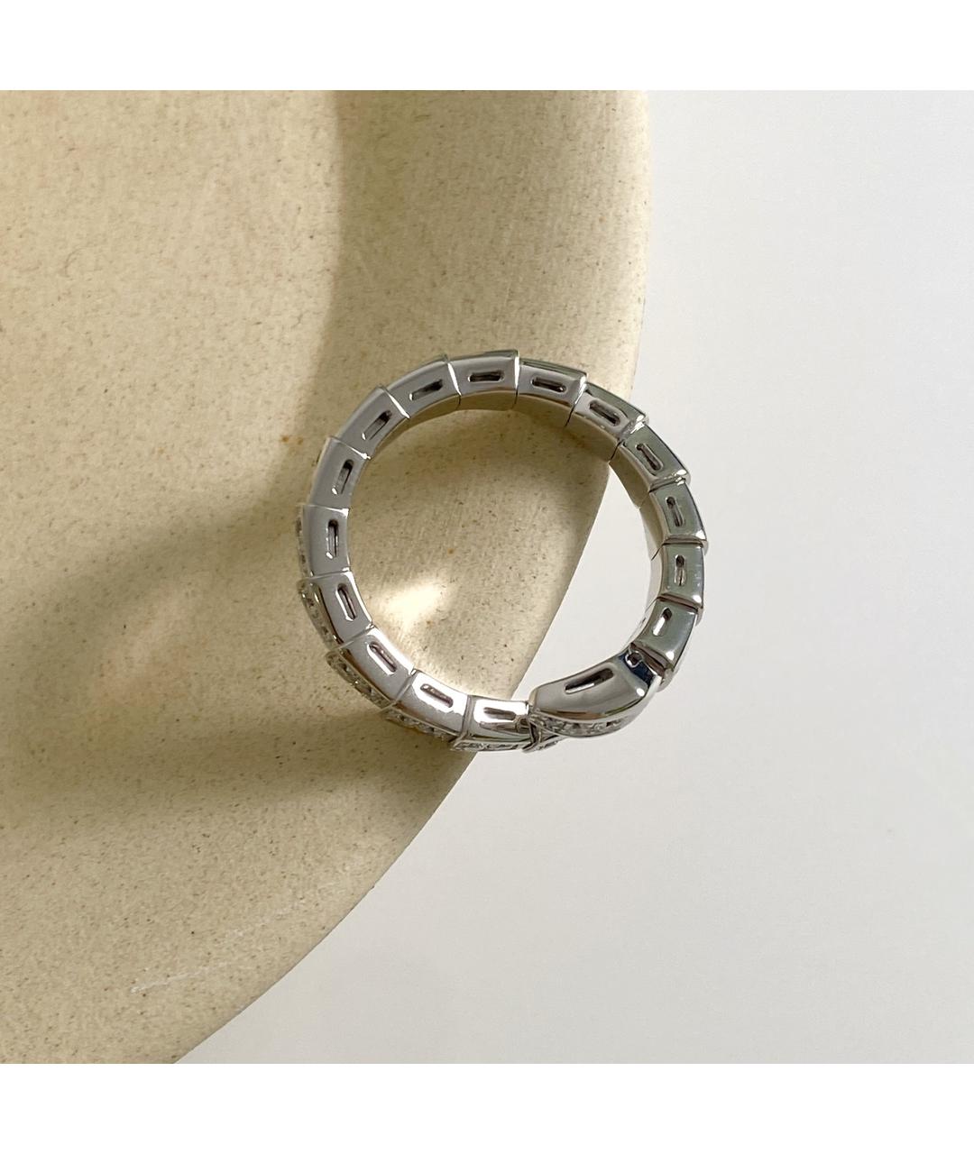 BVLGARI Серебряное кольцо из белого золота, фото 4