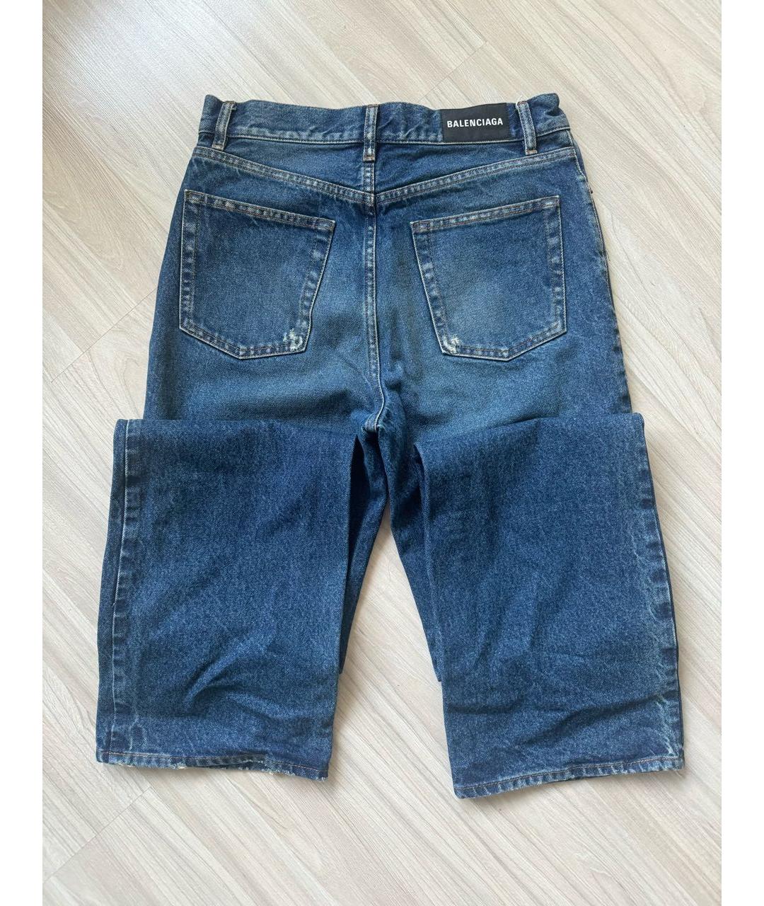 BALENCIAGA Хлопковые джинсы клеш, фото 3