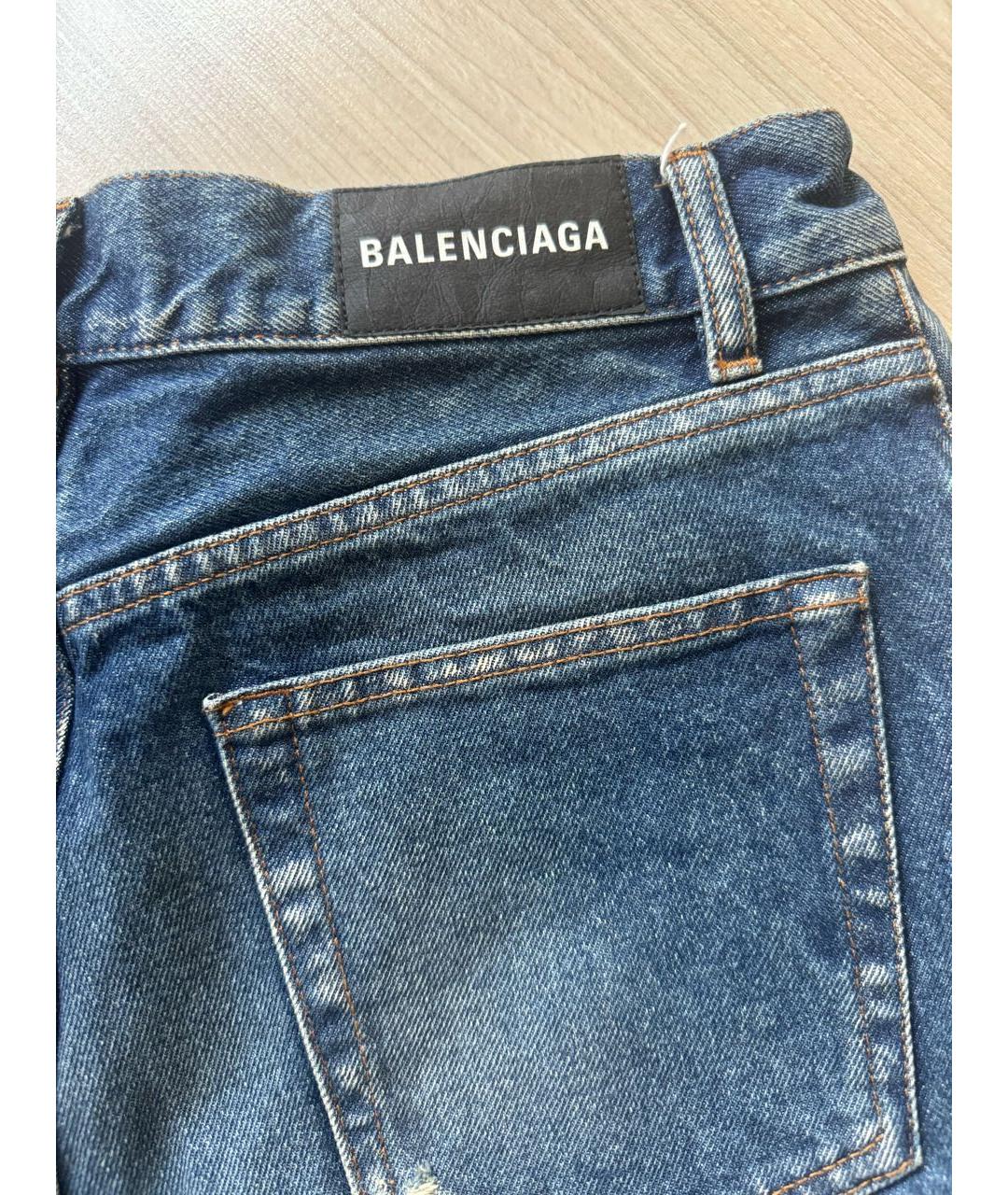 BALENCIAGA Хлопковые джинсы клеш, фото 4