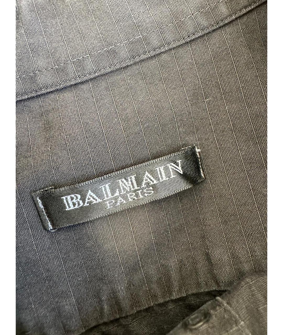 BALMAIN Серая рубашка, фото 5