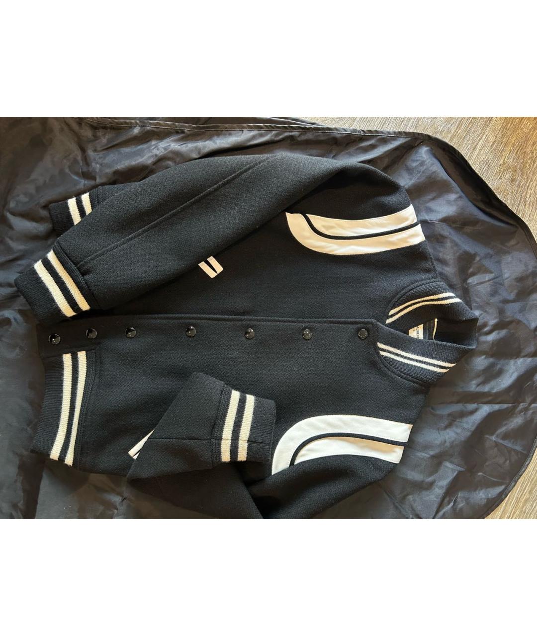 SAINT LAURENT Черный шерстяной жакет/пиджак, фото 5