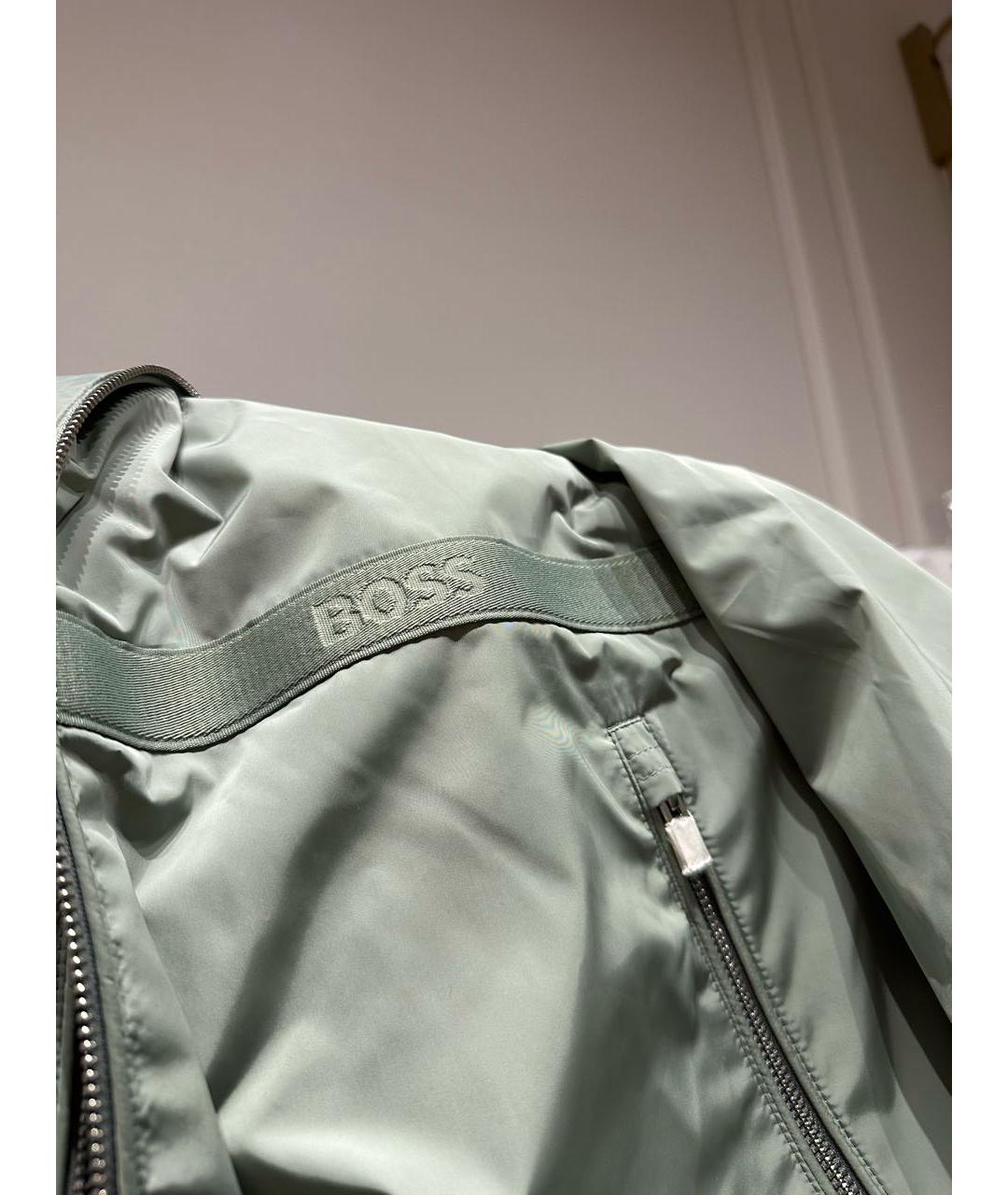 HUGO BOSS Бирюзовая полиэстеровая куртка, фото 3