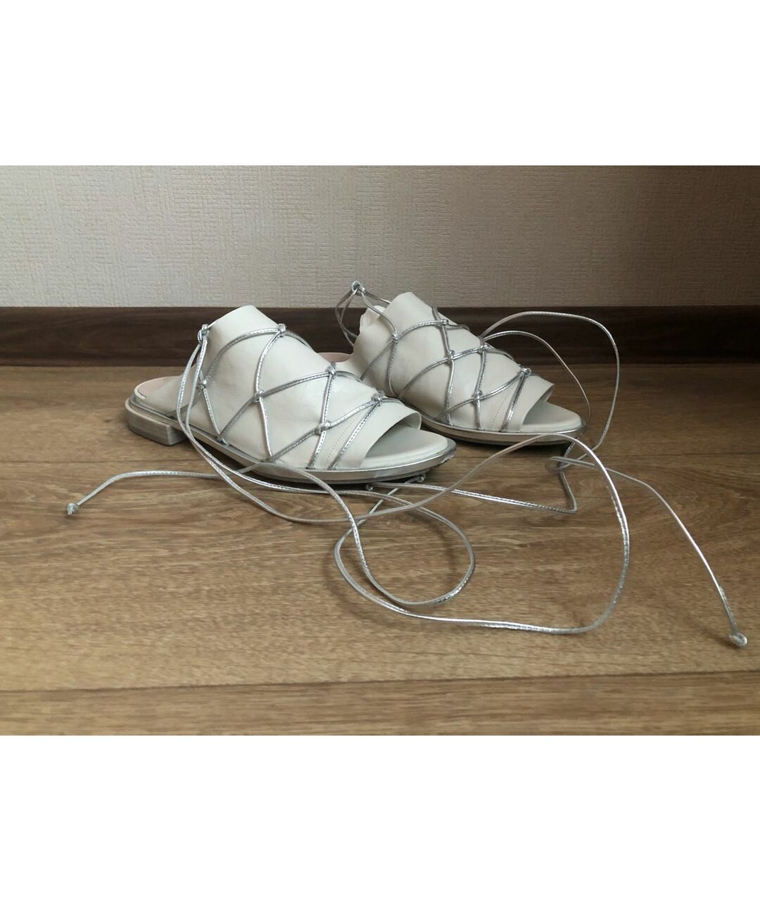 PREMIATA Белые кожаные сандалии, фото 2