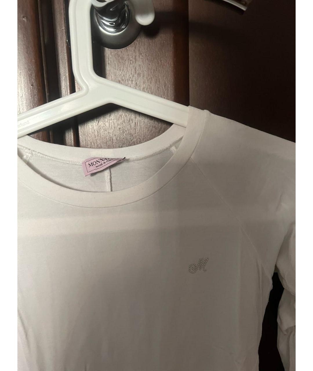 MONNALISA Белый вискозный детская футболка / топ, фото 3