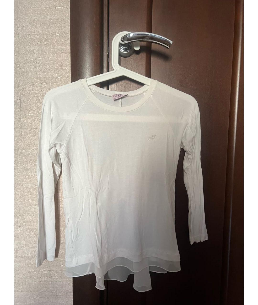 MONNALISA Белый вискозный детская футболка / топ, фото 5