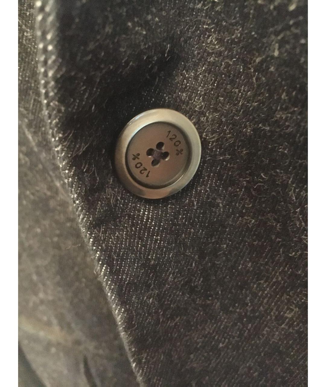 120%LINO Антрацитовый кашемировый пиджак, фото 4