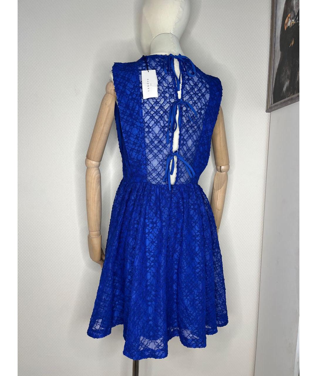 SANDRO Синее платье, фото 2
