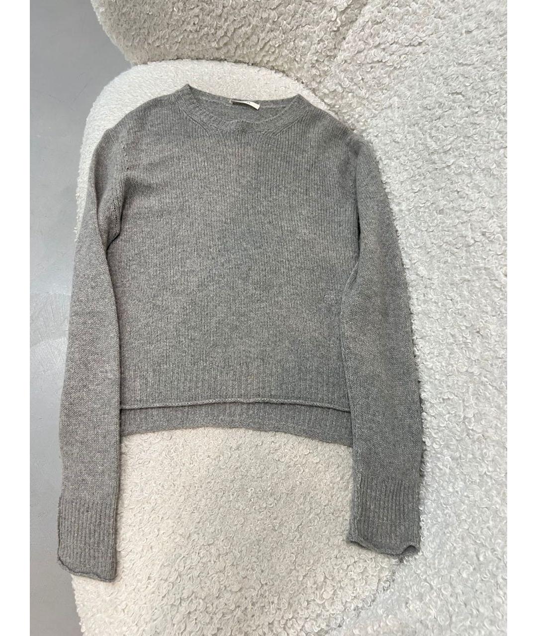 CELINE PRE-OWNED Серый кашемировый джемпер / свитер, фото 8