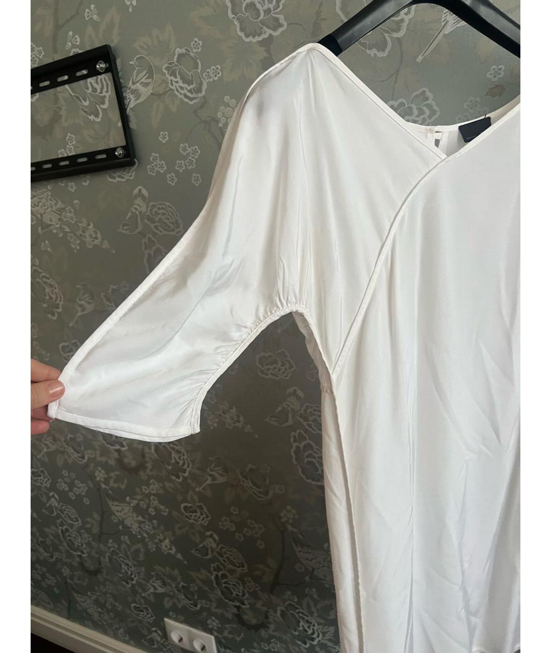 FENDI Белое вискозное повседневное платье, фото 4