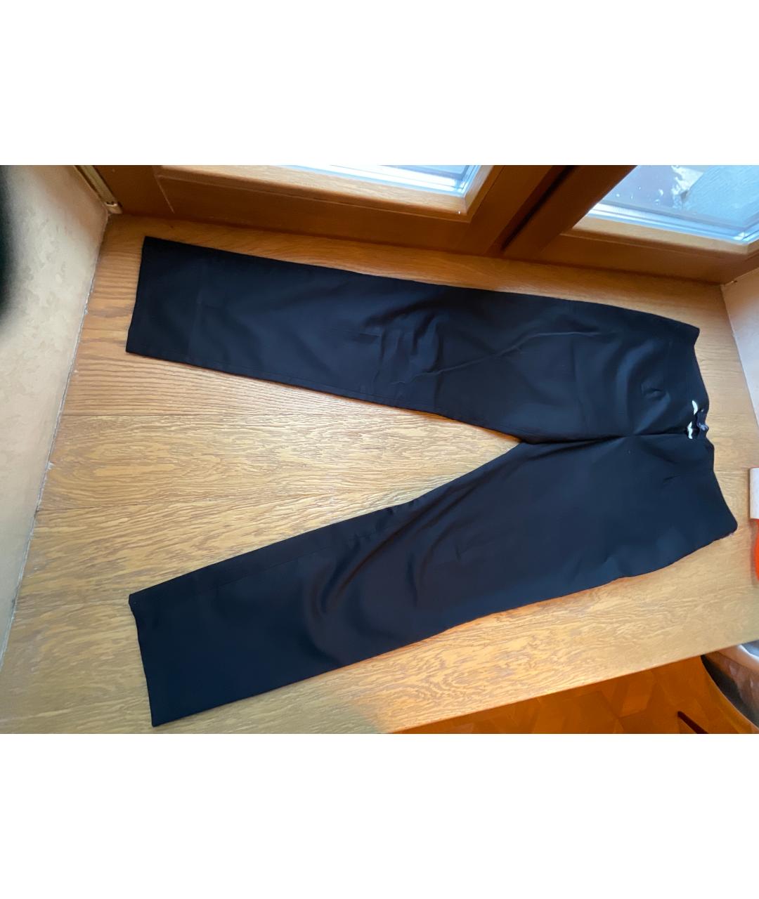 FAY Черные хлопковые брюки узкие, фото 5
