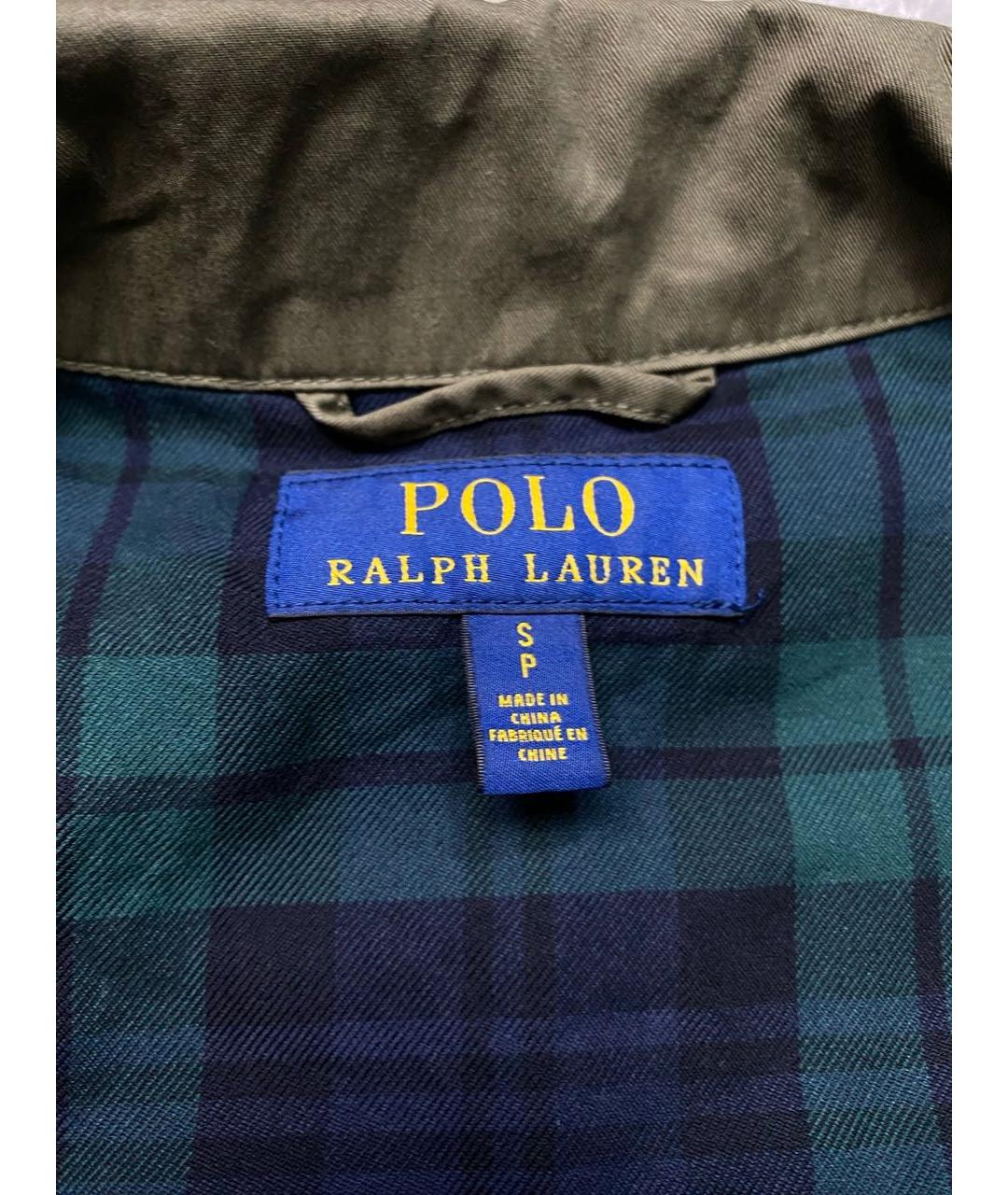 POLO RALPH LAUREN Хаки хлопковая куртка, фото 5