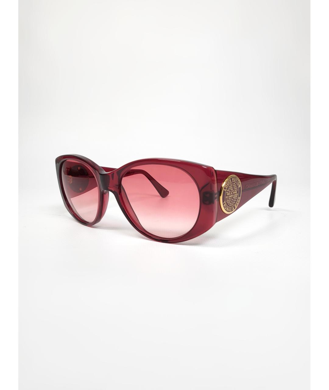 LOUIS VUITTON PRE-OWNED Розовые пластиковые солнцезащитные очки, фото 2