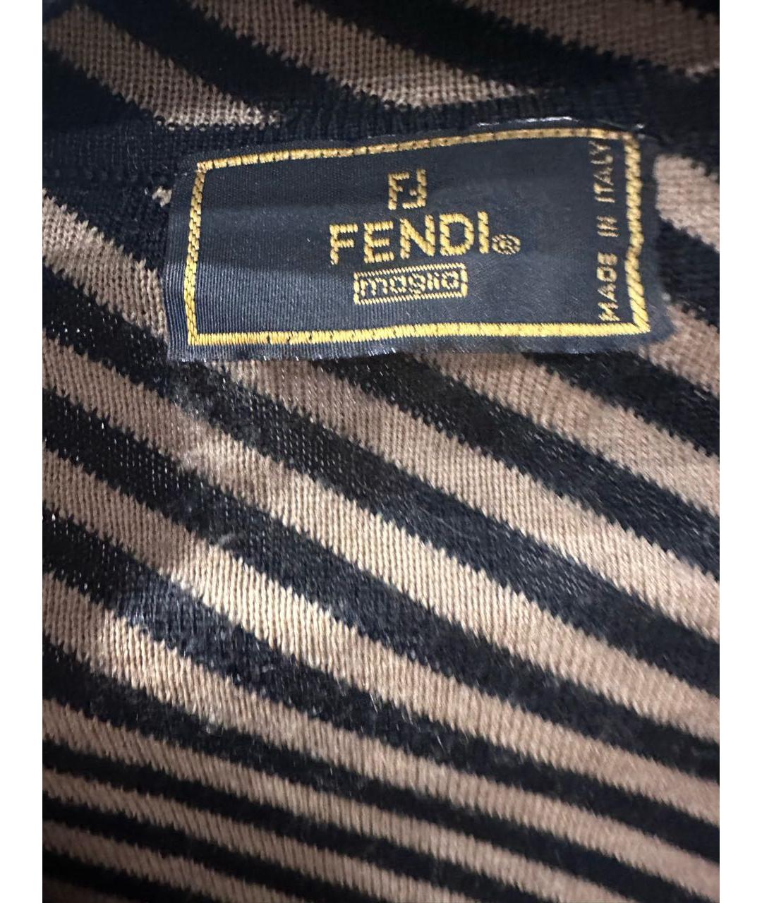 FENDI Бежевый джемпер / свитер, фото 5