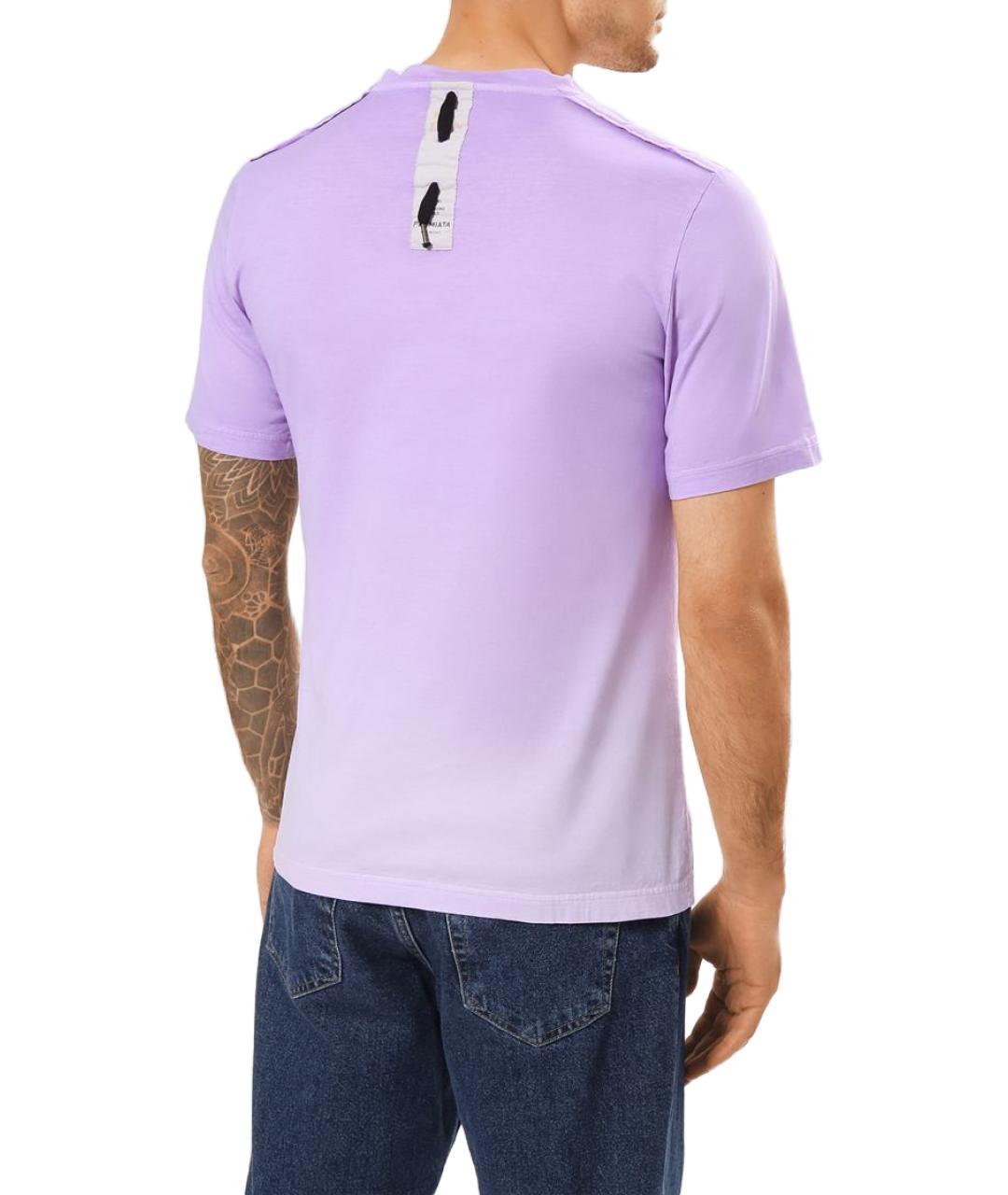 PREMIATA Фиолетовая хлопковая футболка, фото 2