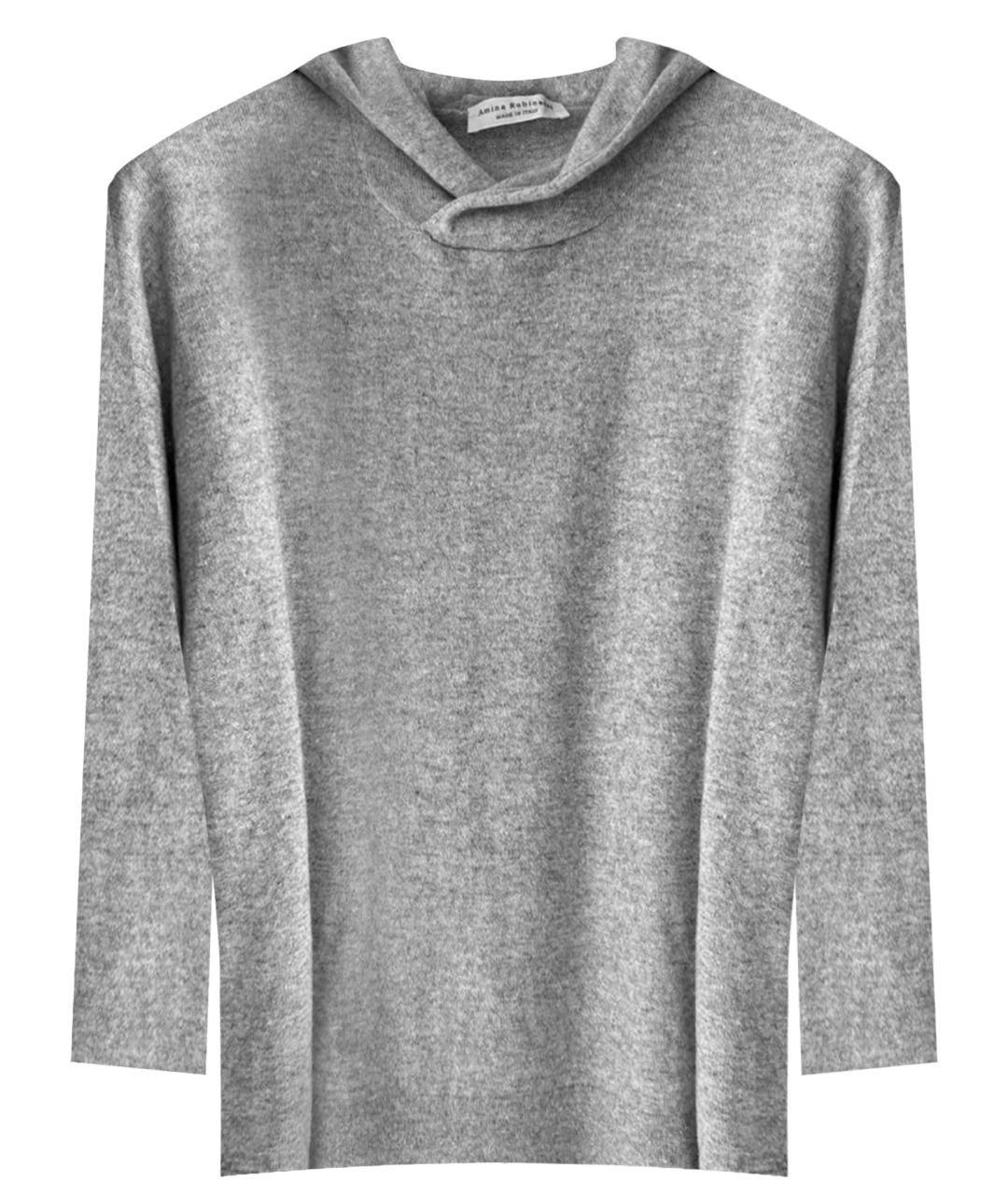 RUBINACCI Серый льняной джемпер / свитер, фото 1