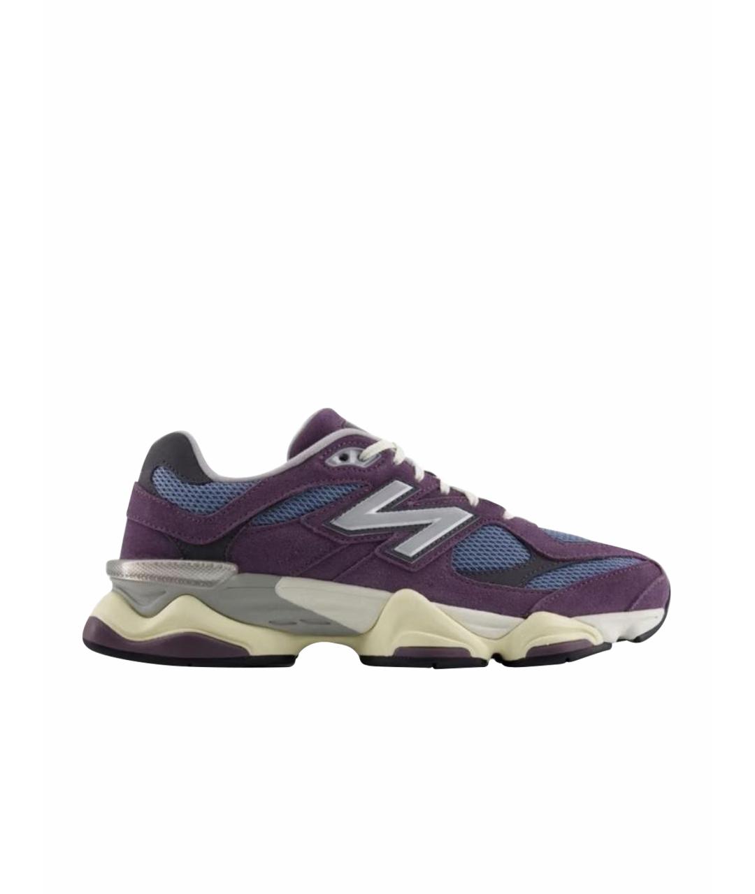 NEW BALANCE Фиолетовые замшевые кроссовки, фото 1