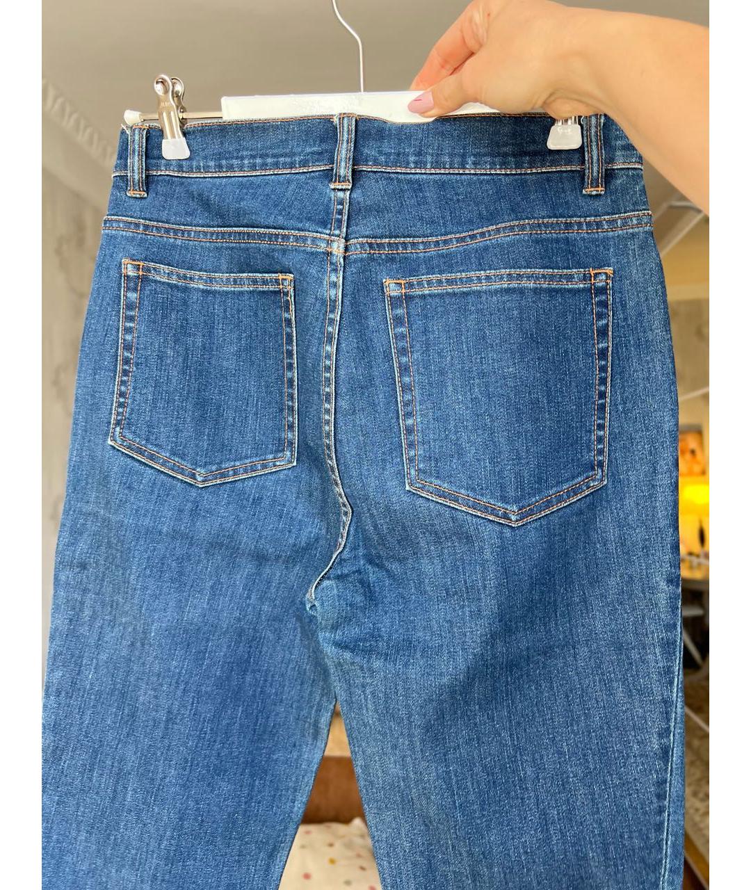 MARC JACOBS Синие хлопковые джинсы слим, фото 8