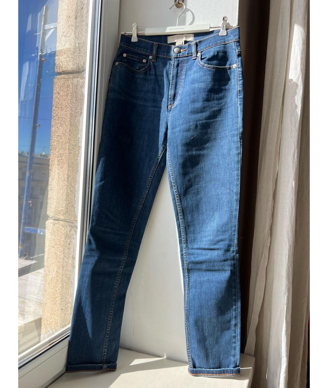 MARC JACOBS Синие хлопковые джинсы слим, фото 9