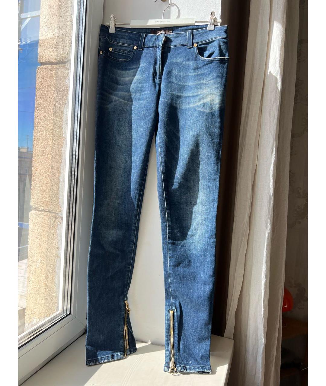 MARC JACOBS Синие хлопковые джинсы слим, фото 7