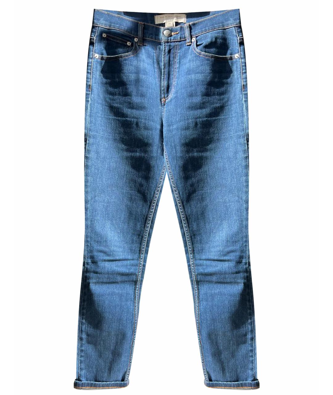MARC JACOBS Синие хлопковые джинсы слим, фото 1