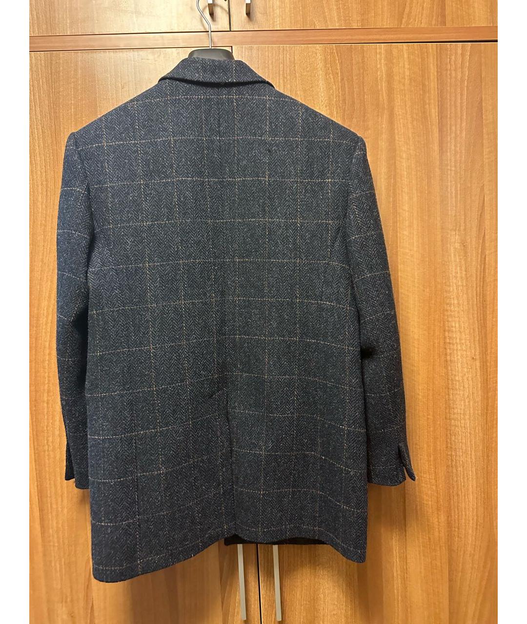 SANDRO Синий шерстяной жакет/пиджак, фото 2