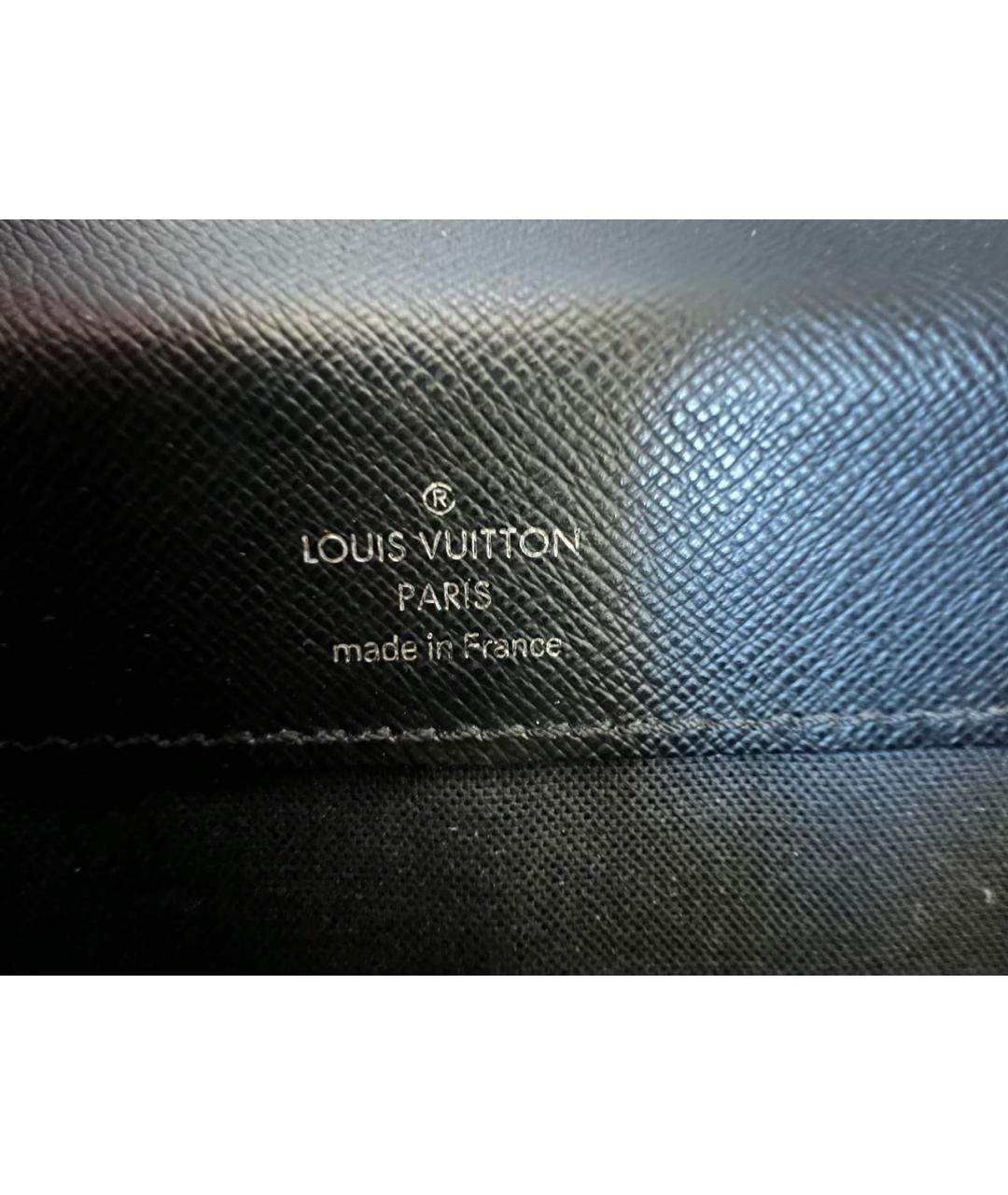 LOUIS VUITTON PRE-OWNED Черный портфель из искусственной кожи, фото 6