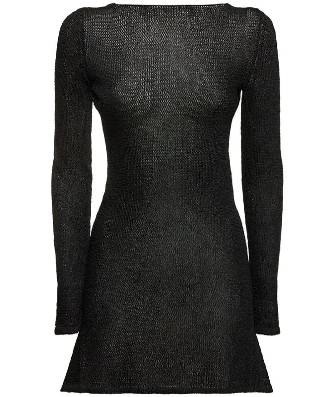 TOM FORD Черное вискозное коктейльное платье, фото 1
