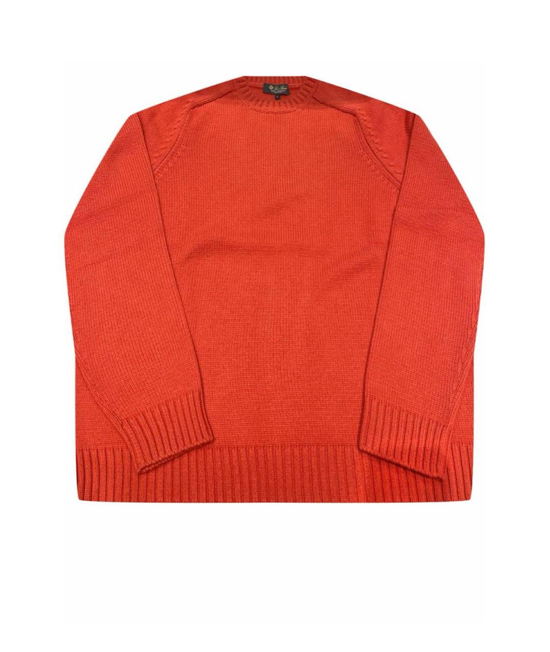 LORO PIANA Красный кашемировый джемпер / свитер, фото 7