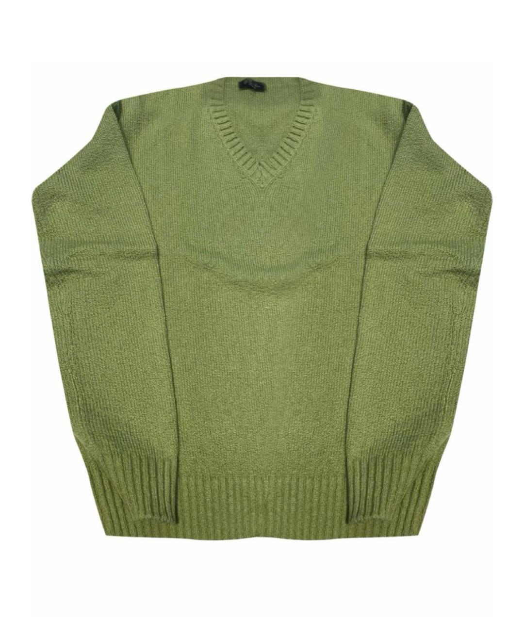 LORO PIANA Зеленый джемпер / свитер, фото 7