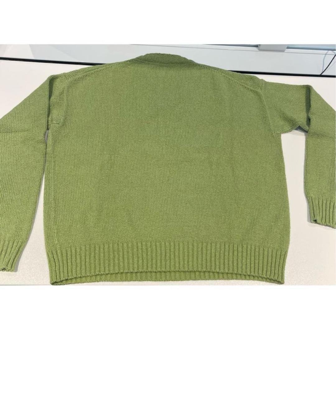 LORO PIANA Зеленый джемпер / свитер, фото 2