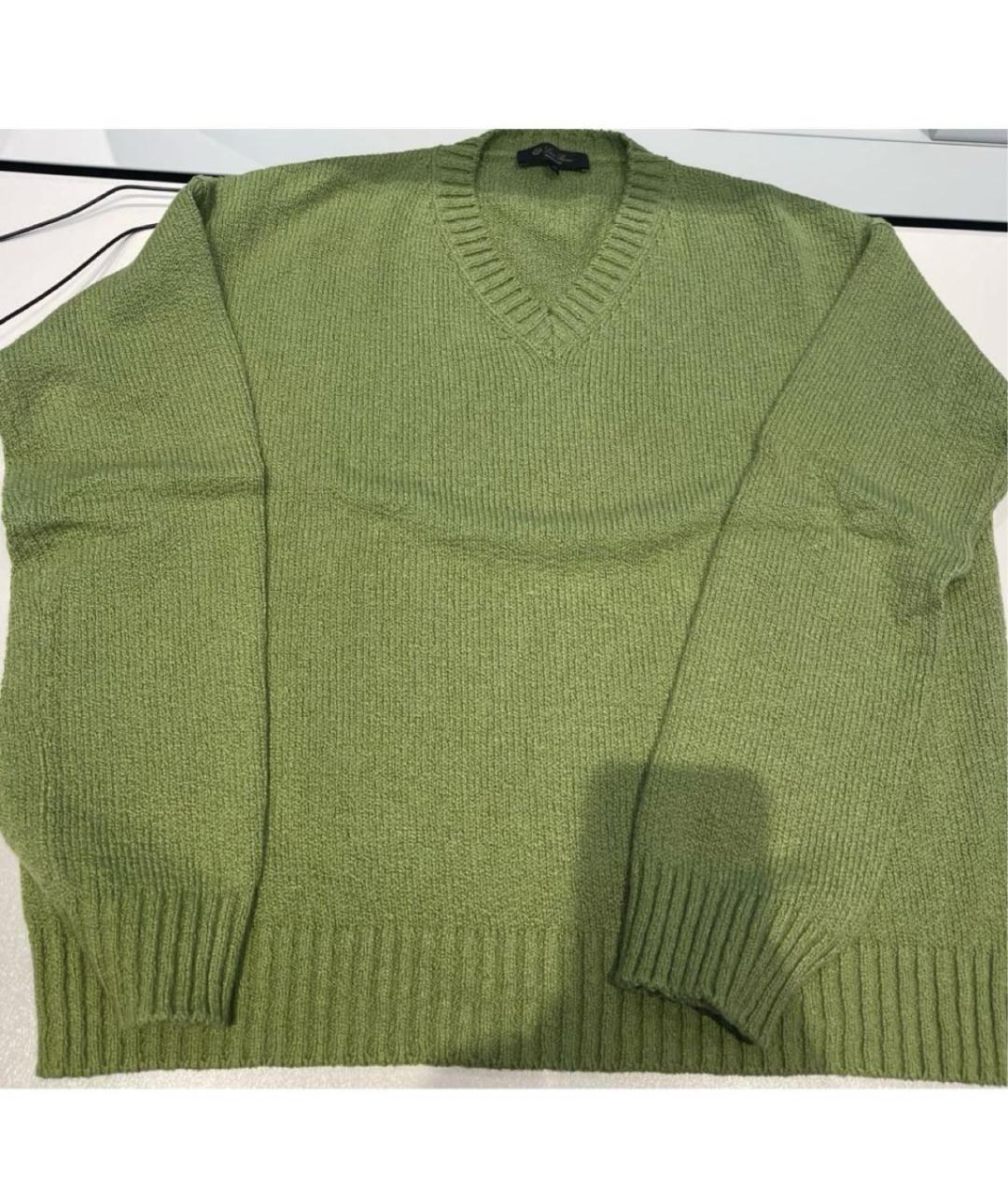 LORO PIANA Зеленый джемпер / свитер, фото 3