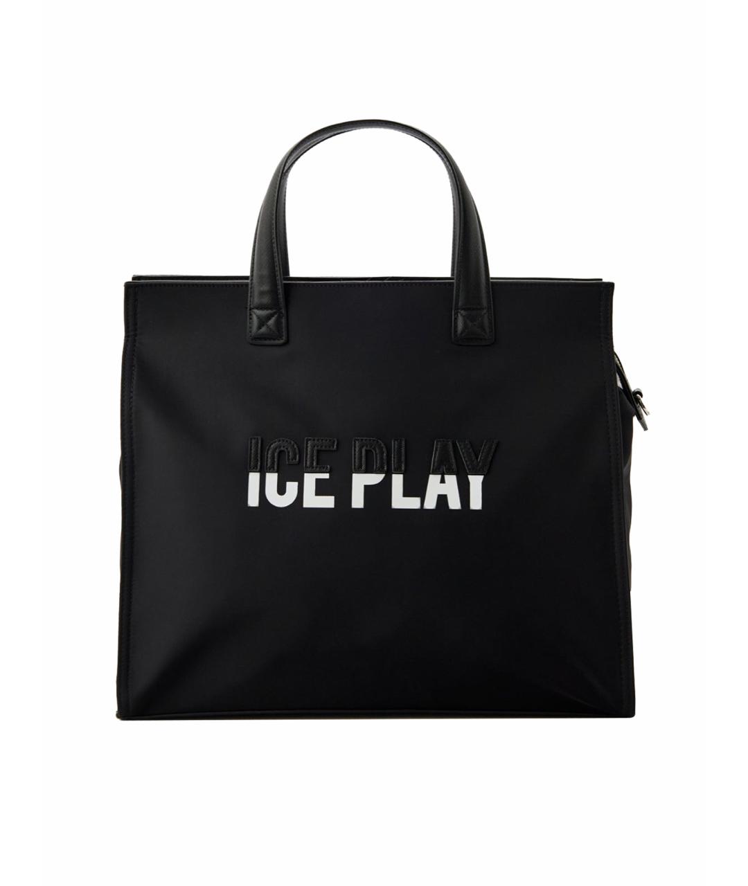 ICE PLAY Черная сумка с короткими ручками, фото 1