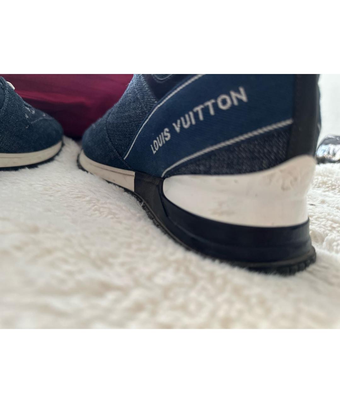 LOUIS VUITTON Темно-синие кроссовки, фото 6