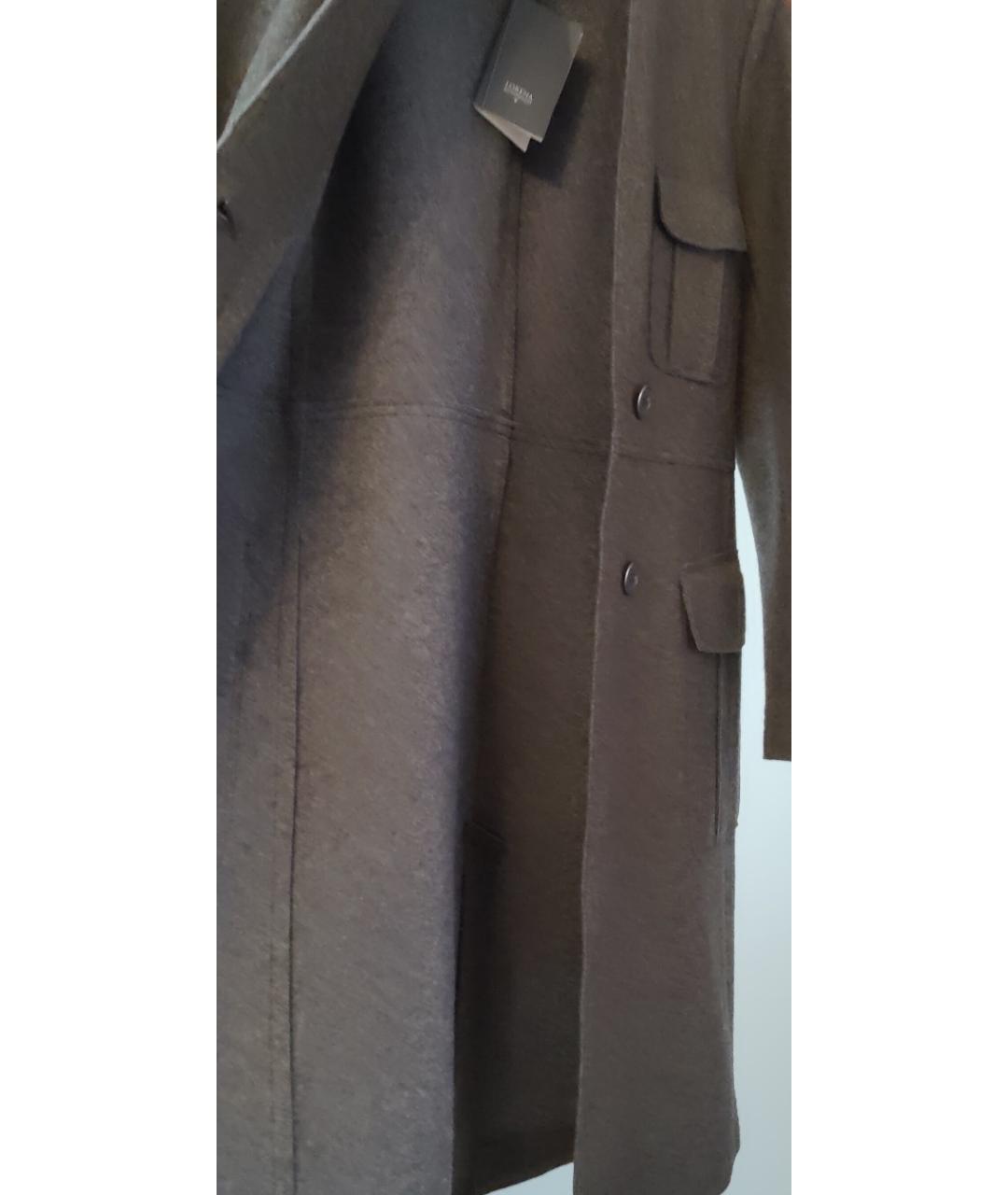 LORENA ANTONIAZZI Антрацитовое шерстяное пальто, фото 7